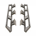 Frame Mounted Rocker Guards for Jeep JKU 4 Door Motobilt