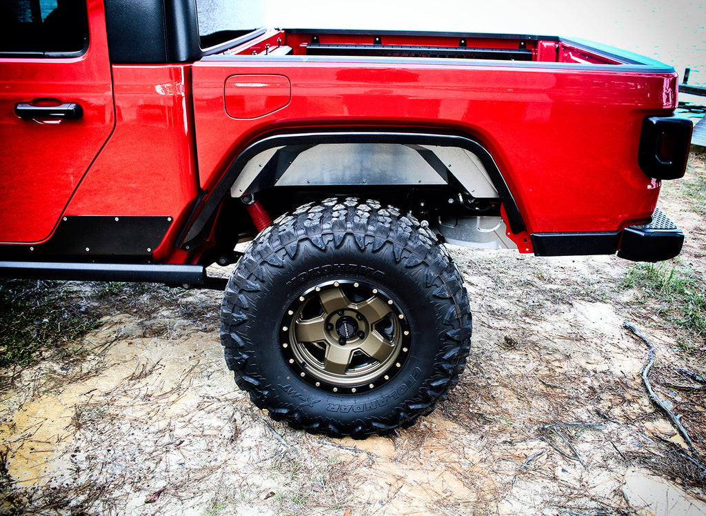 Aluminum Rear Fender Flares for Jeep Gladiator JT
