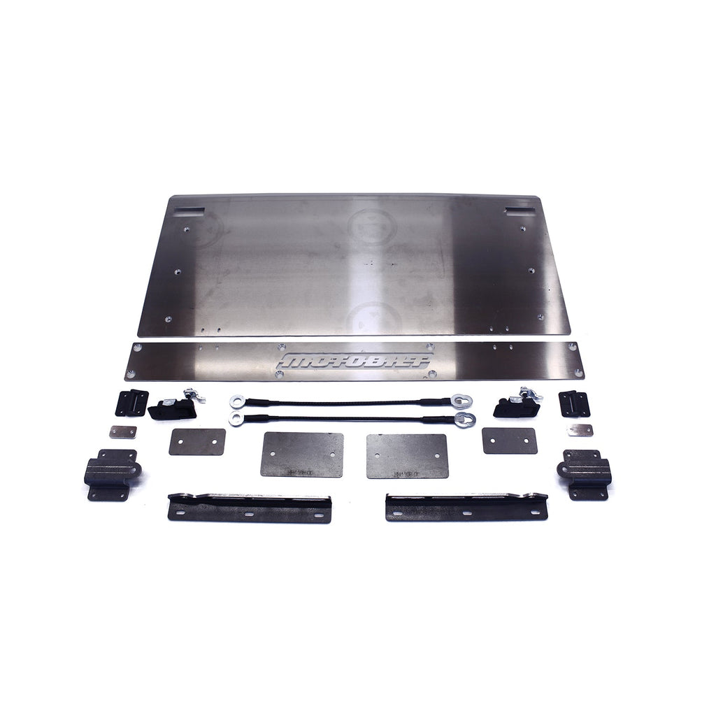 Fold Down Aluminum Tailgate for Jeep CJ, YJ, TJ and LJ Motobilt