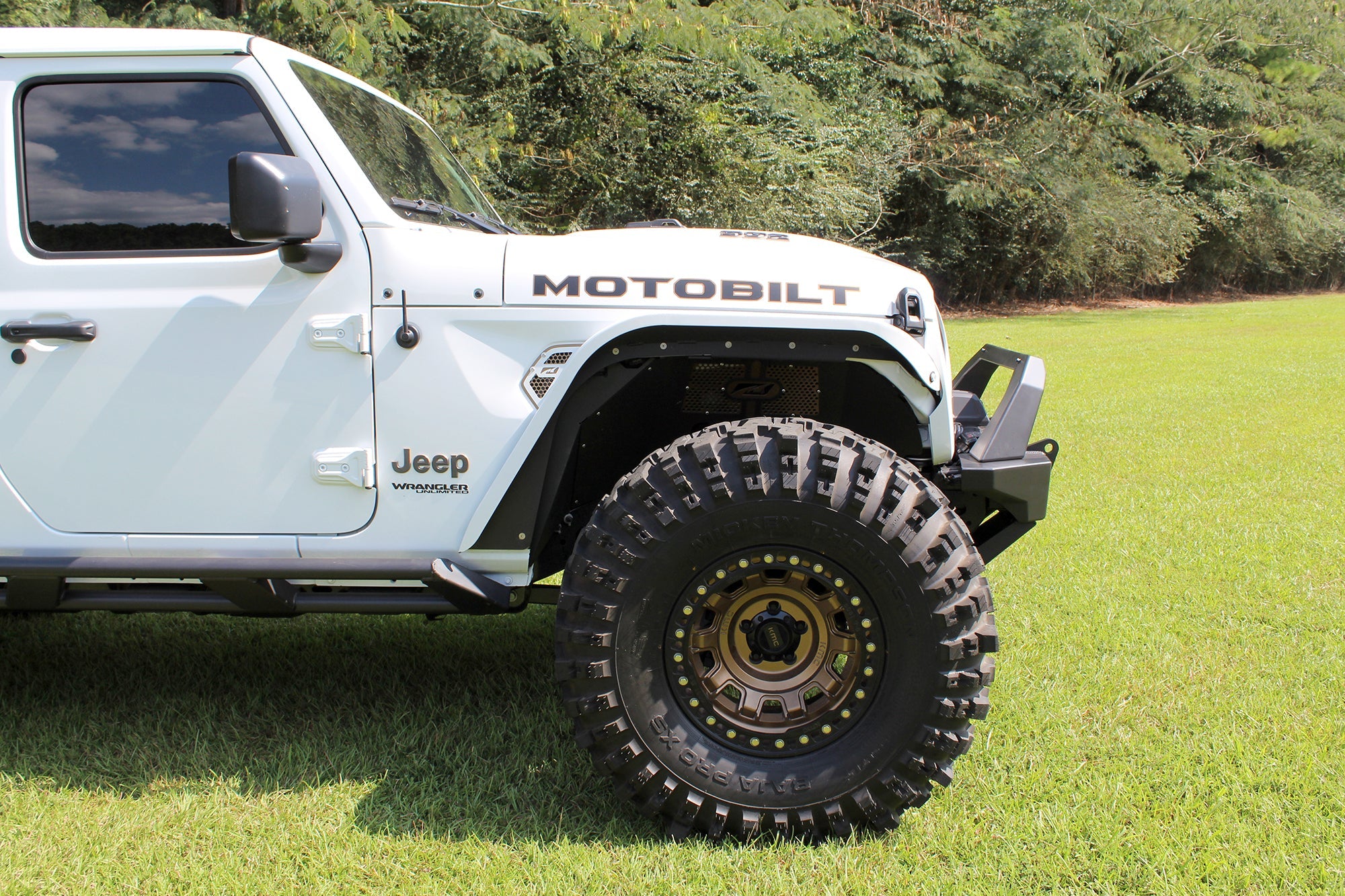 Front Highline Fenders for 2018-Present Jeep JL/JLU/JT Motobilt