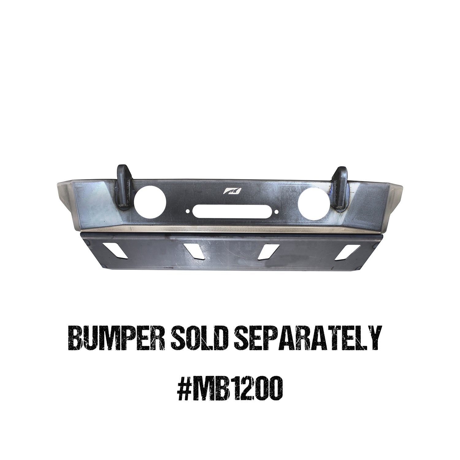 Skid Plate for Crusher Series HD Front Bumper for 18-Present Jeep JL Motobilt