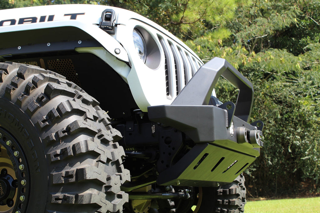 Bolt-On Fabricated Bull Bar for Crusher Bumpers Jeep JK/JL/JT Motobilt