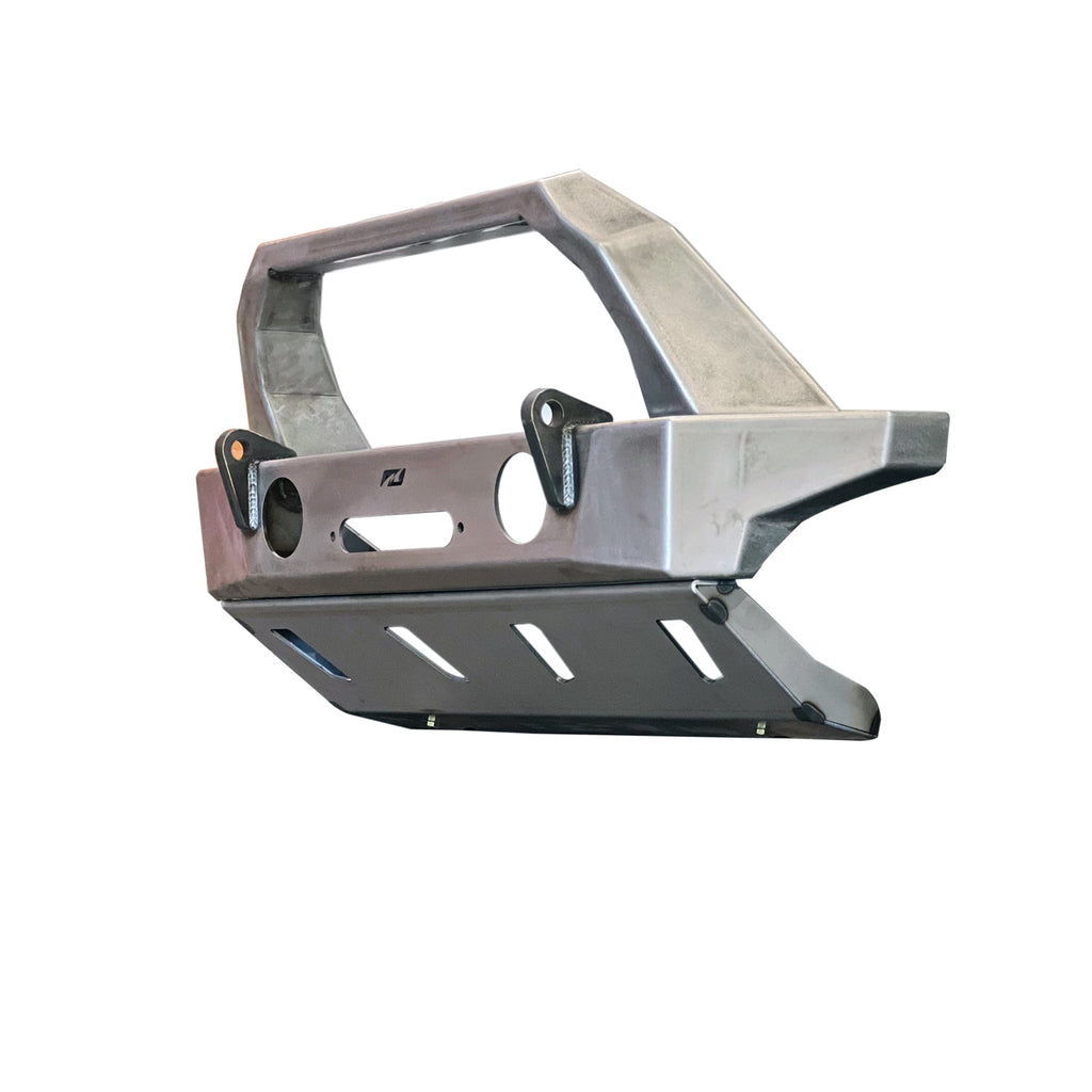 Crusher HD Front Bumper for Jeep JK/JKU with BullBar and Skidplate Motobilt