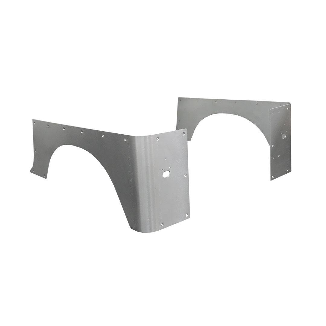 2 Inch Stretch Corner Armor for Jeep YJ Factory Tail Lights Aluminum Motobilt