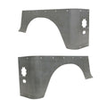 2 Inch Stretch Corner Armor for Jeep YJ 5 Inch Round LED Tail Light Steel Motobilt