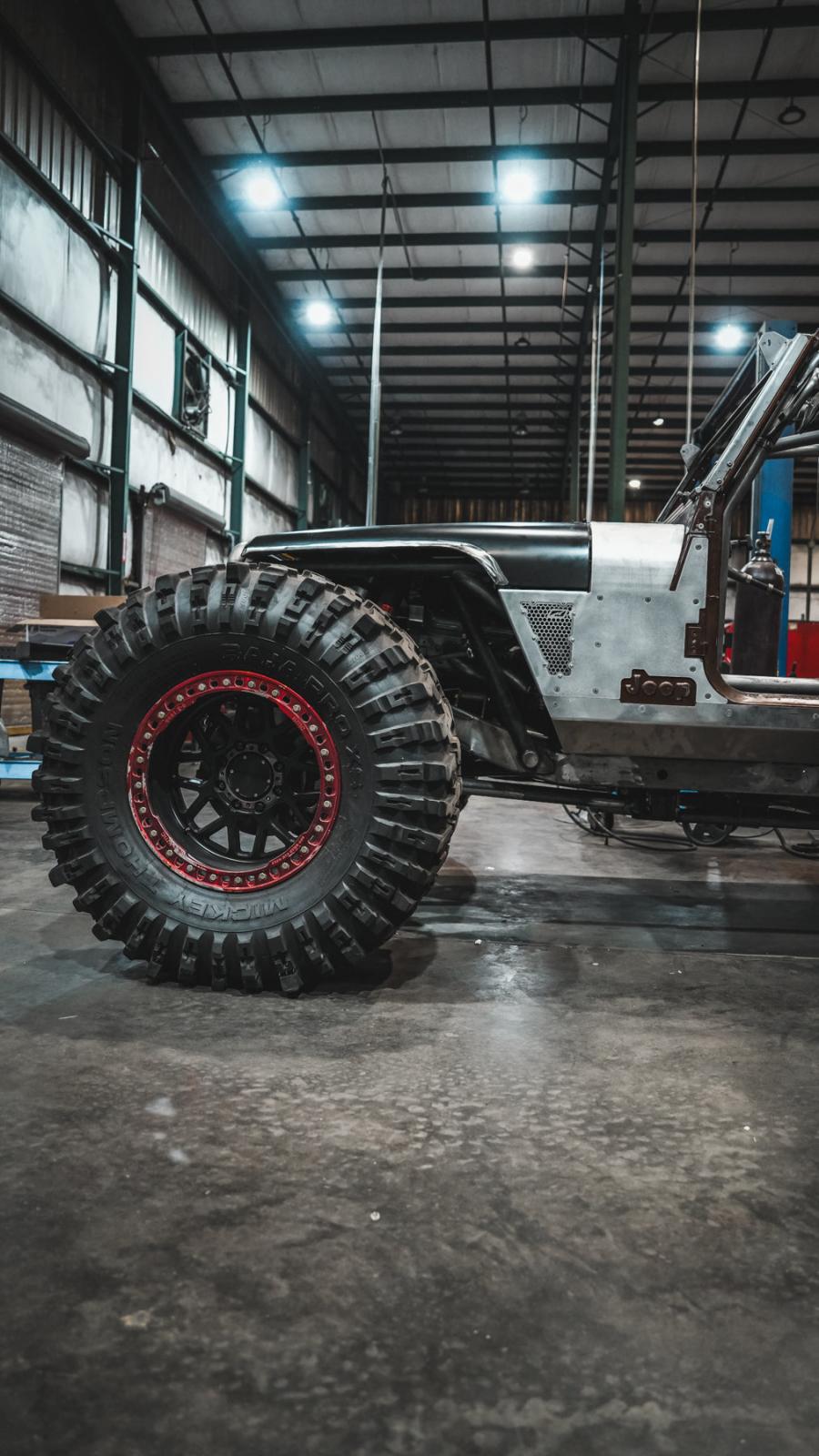 Steel Cowl and Mini Fender Armor for 1986-1995 Jeep Wrangler YJ