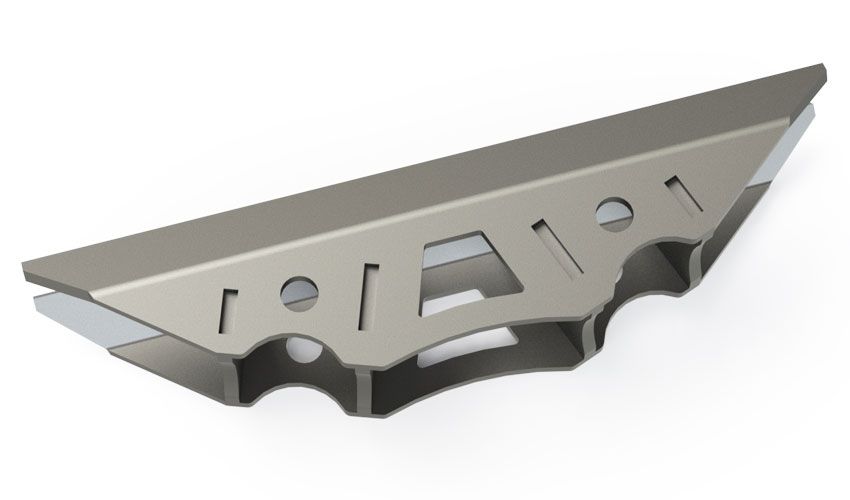 Triangulated Lower Link Mount Large For 1.75 Inch OD Round Tube Motobilt