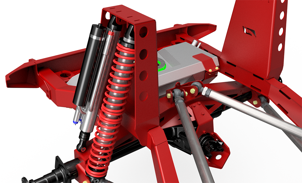 MB1546 Dual Rear Shock Towers