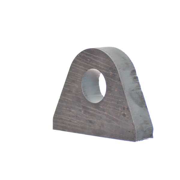Flat 3.5 Inch Weld On D-Ring Mount Steel Motobilt