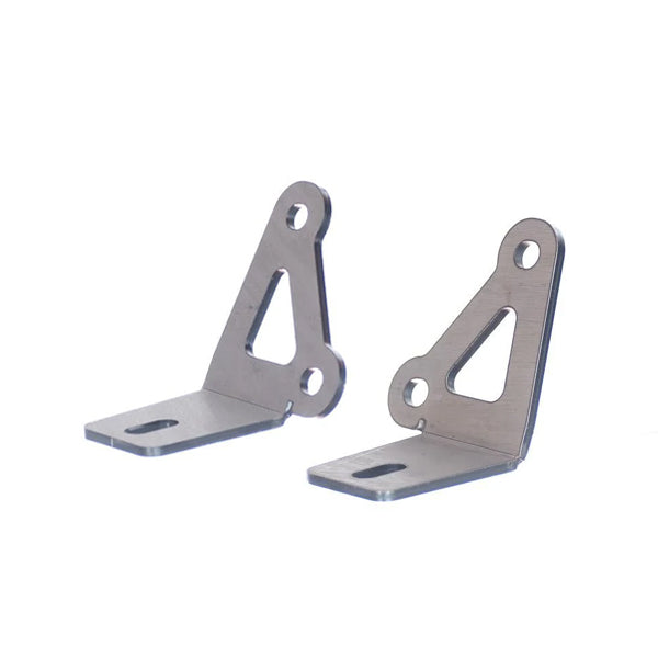 A-Pillar Light Mount Brackets for Jeep CJ/YJ Powdercoat Motobilt