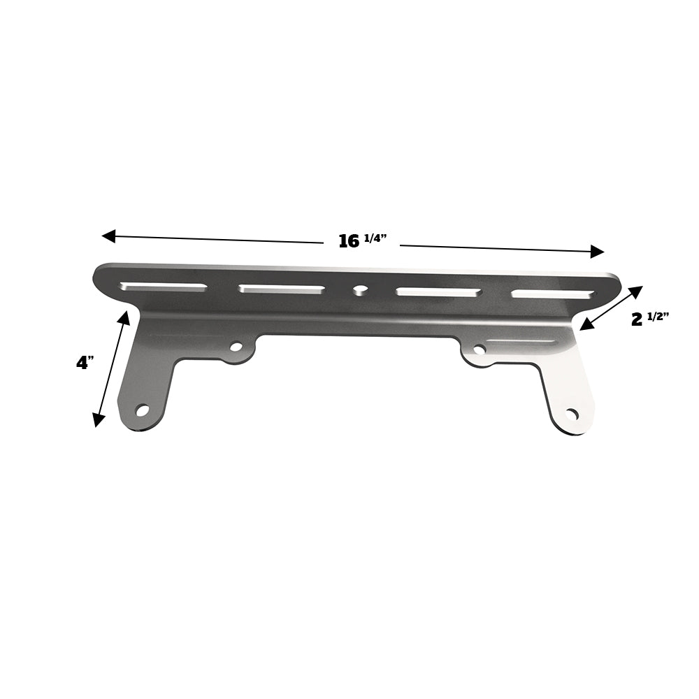 MB2130 Light Mount for JK Tag Mount MB1044 Raw Steel