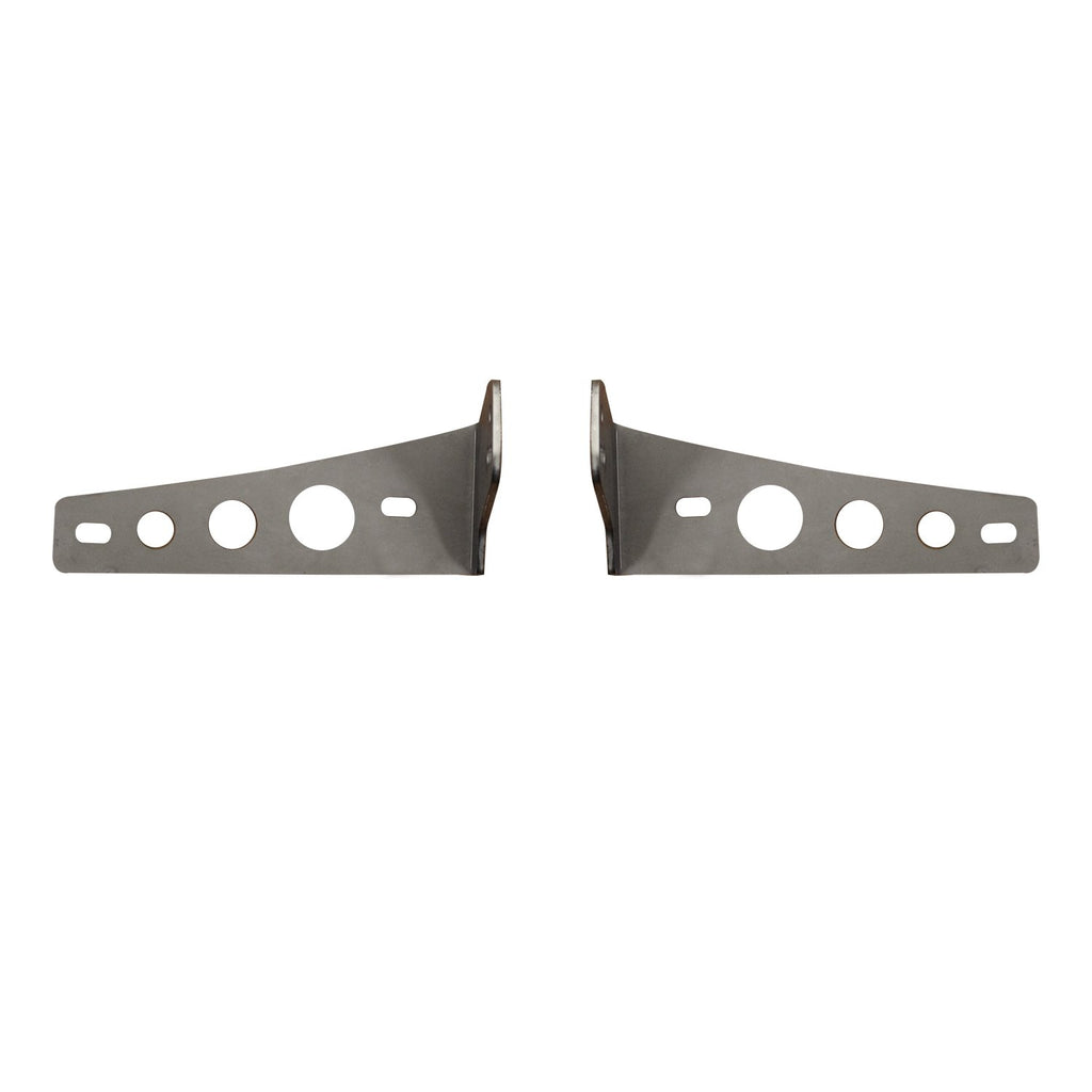 Front Bumper Mount For Baja Designs 4 Light XL Linkable Light Bar On 2021 Ford Bronco Bare Steel Motobilt