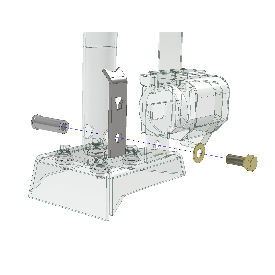 Rear Seat Belt Mount Kit JKU Cage For Jeep JKU Motobilt
