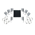 Soft Top Door Surround Bracket Kit for Motobilt Jeep JLU MB3045 Cage Kit Motobilt