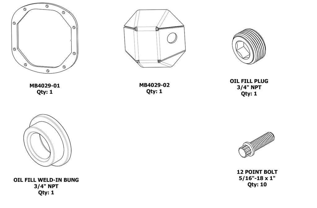 DIY Dana 30 DIFF Cover Motobilt