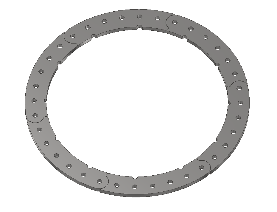 Centering Plate and Anti-Coning Rings for 17 Inch DIY Beadlocks Motobilt