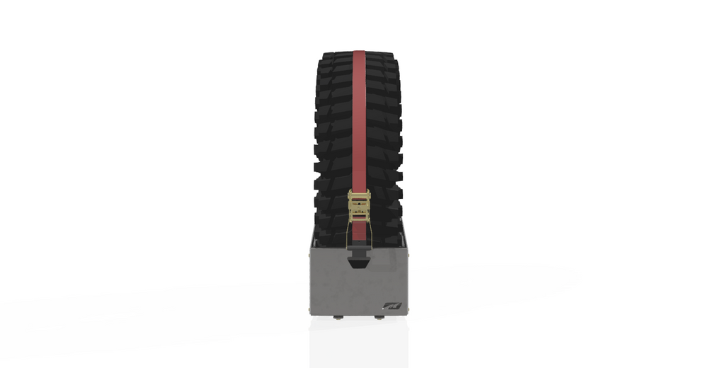 Universal Bed Mounted Tire Carrier Motobilt
