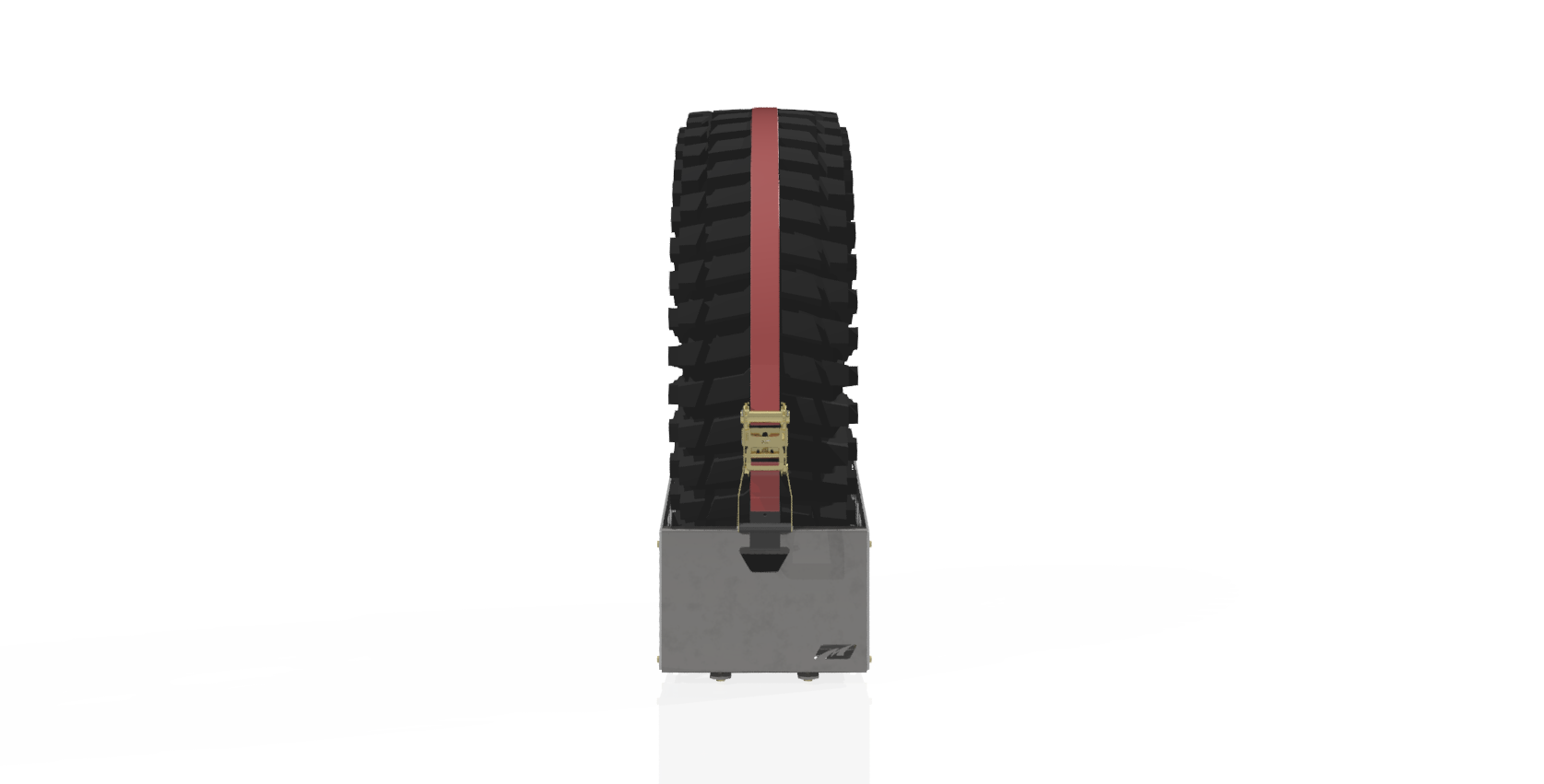 Universal Bed Mounted Tire Carrier Motobilt