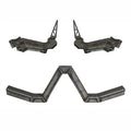4 Link Rear Suspension Brackets With Crossmember For Jeep JKU Bare Steel Motobilt
