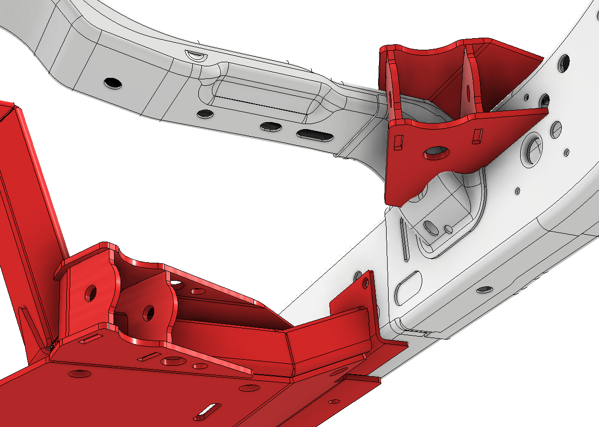 4 Link Suspension Bracket and Skid Kit for 2018-Present Jeep JLU Motobilt