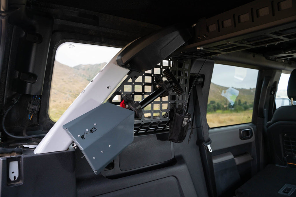 2021 2024 Ford Bronco 4 Door HardTop Only Pocketed Rear Window Molle Panels DV8 Offroad