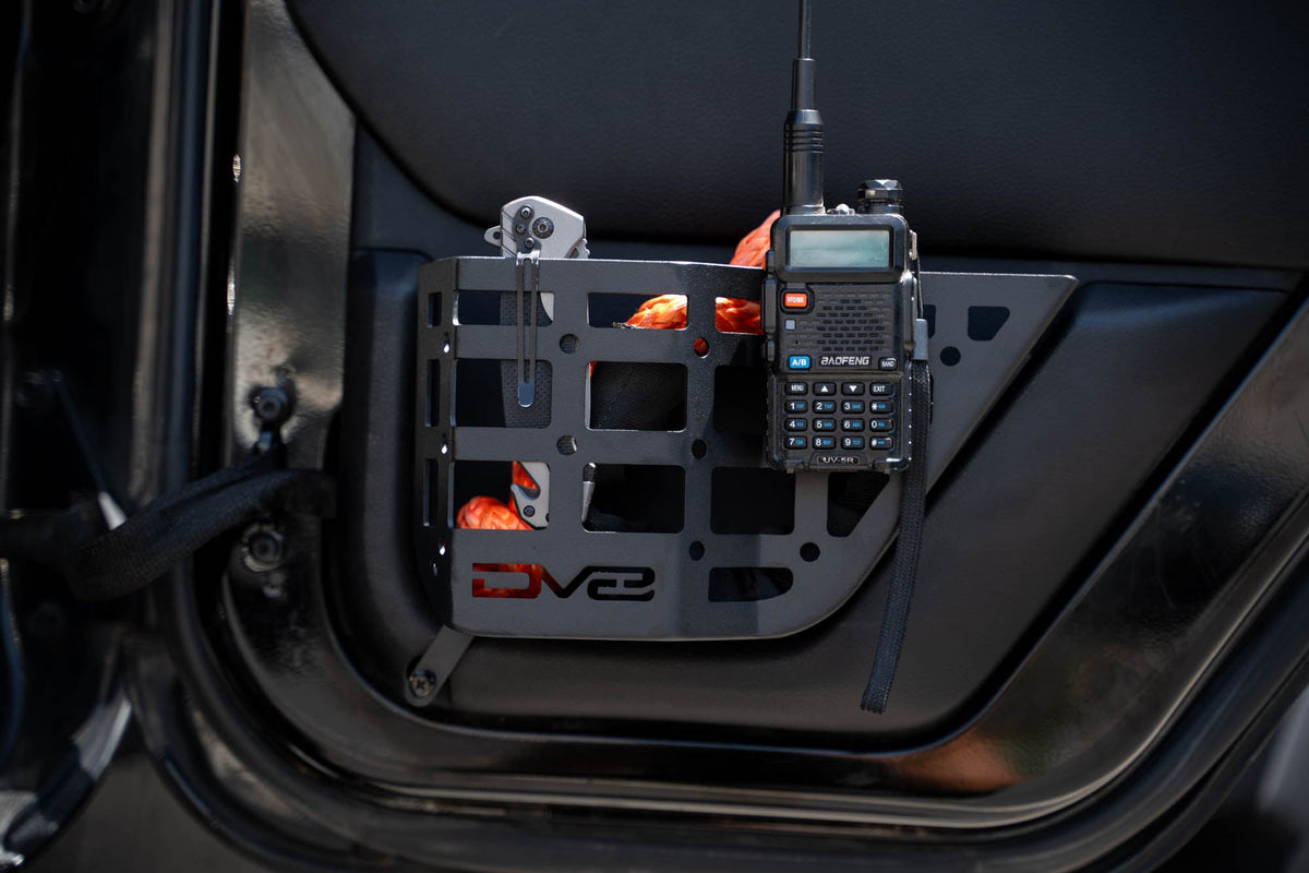 2011 2018 Jeep Wrangler 4 Door Rear Door Pocket Molle Panels DV8 Offroad
