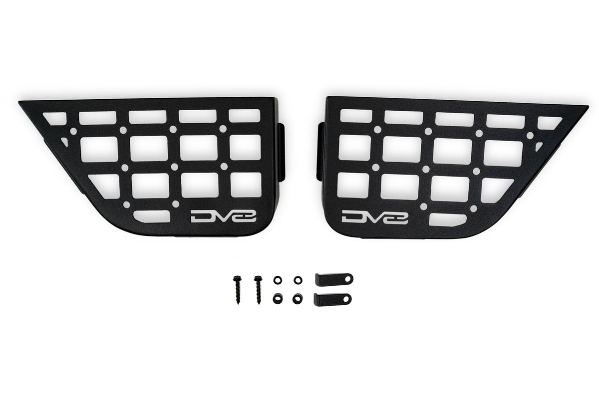 2011 2018 Jeep Wrangler JK 2 Door Slim Front Door ONLY Molle Pockets DV8 Offroad