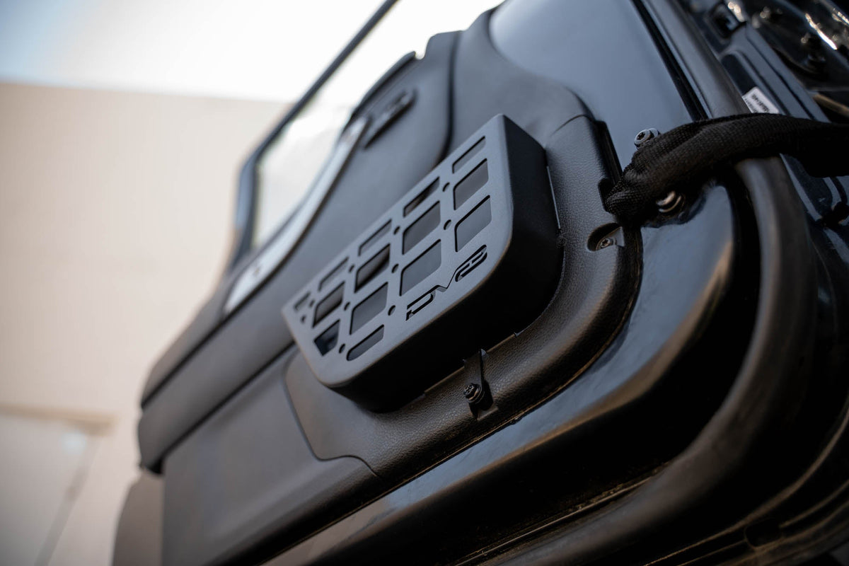 2011 2018 Jeep Wrangler JK 2 Door Slim Front Door ONLY Molle Pockets DV8 Offroad