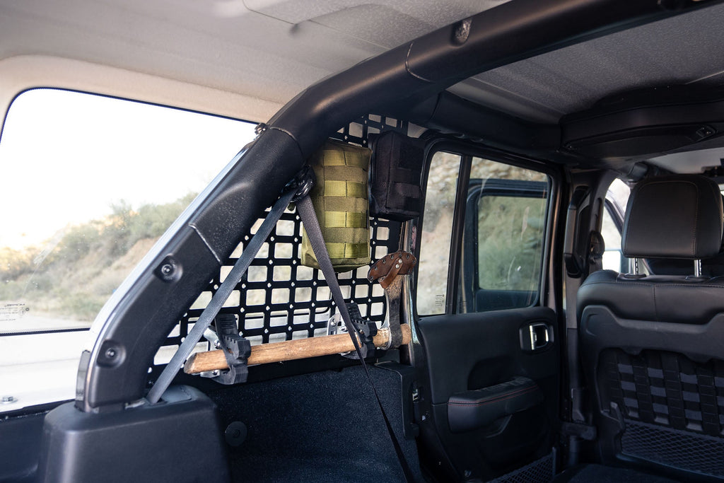 2018 2023 Jeep Wrangler Rear Window Molle Panels DV8 Offroad