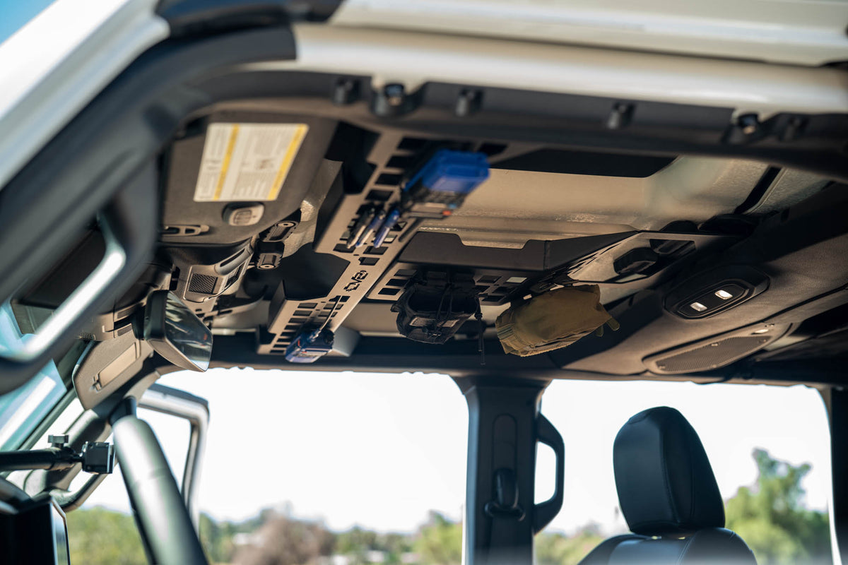 2018 2025 Jeep Wrangler & Gladiator Overhead Molle Panel DV8 Offroad