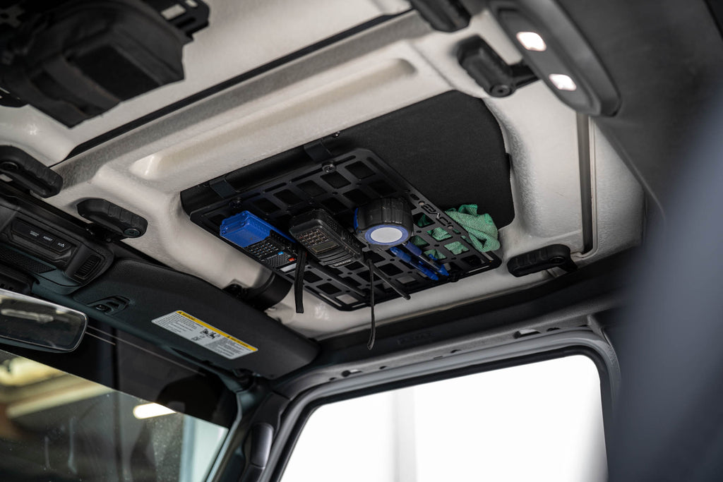 2018 2025 Jeep Wrangler JL Roof Mount for 15 Inch x 12 Inch Molle Panel DV8 Offroad