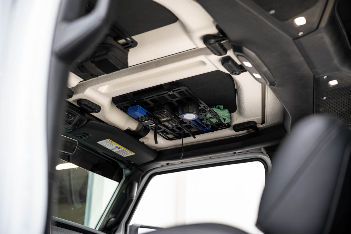 2018 2025 Jeep Wrangler JL Roof Mount for 15 Inch x 12 Inch Molle Panel DV8 Offroad