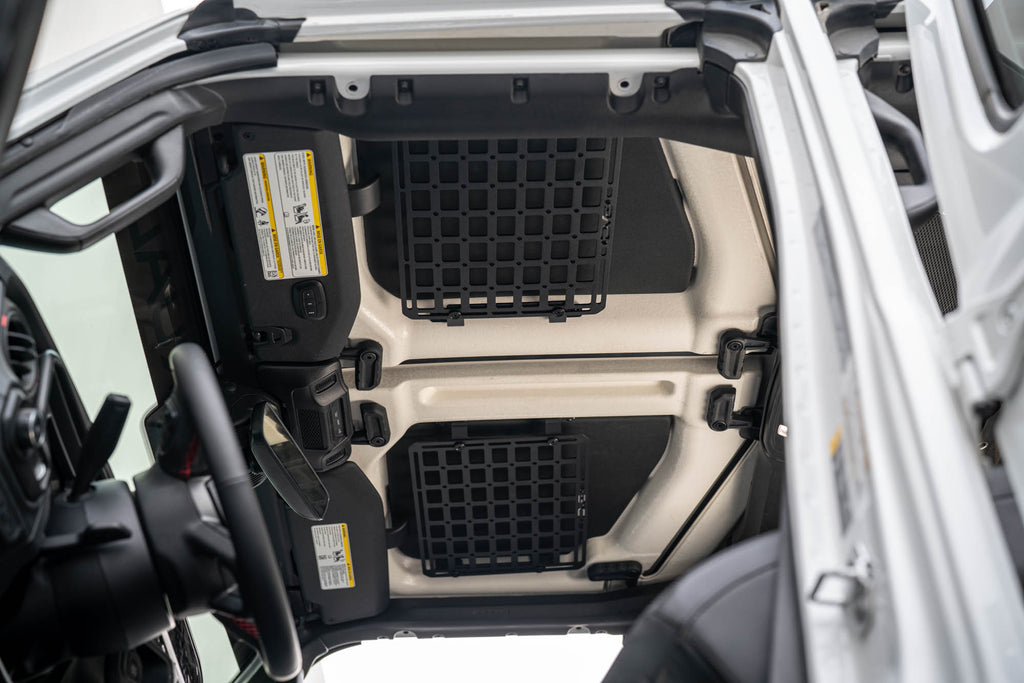 2018 2025 Jeep Wrangler JL Roof Mount for 15 Inch x 12 Inch Molle Panel DV8 Offroad