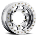 Aluminum Wheels 17x8 Buggy Beadlock MR101 Bolt Pattern 5 On 205 Offset -51 Lip Size 5.16 Raw Machined Method