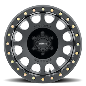 Aluminum Wheels 17x8.5 Beadlock MR105 Matte Black MB Method