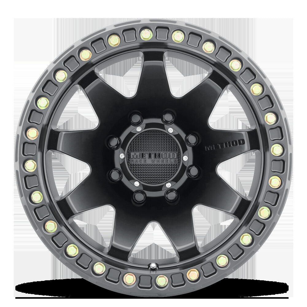 MR108, 17x9, -44mm Offset, 8x170, 130.81mm Centerbore, w/ BH-H24125-38, Method Race Wheels