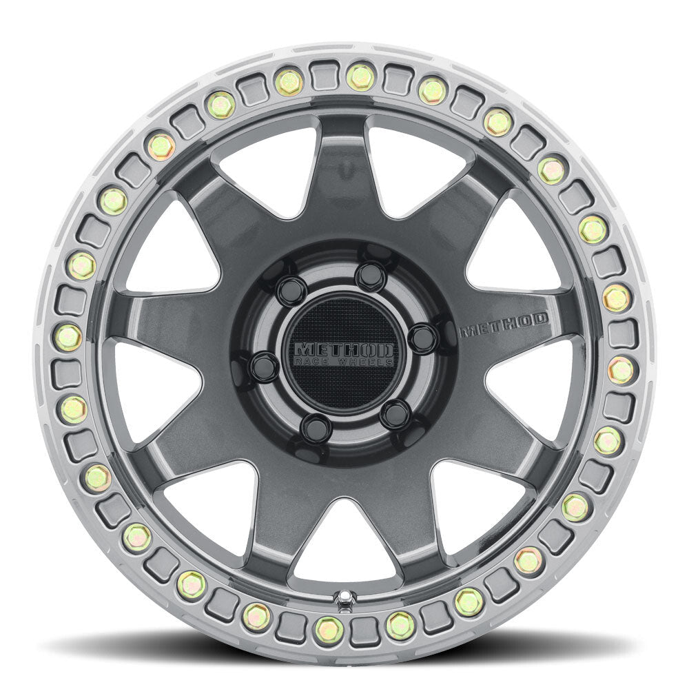 MR108, 17x9, -44mm Offset, 8x170, 130.81mm Centerbore, w/ BH-H24125-38, Method Race Wheels
