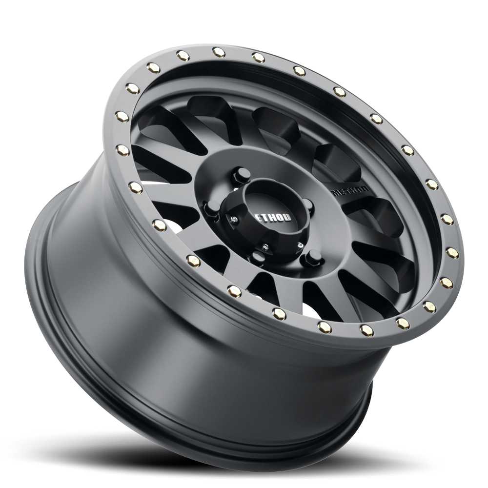 Aluminum Wheels 15x8 Double Standard MR304 Matte Black MB Method
