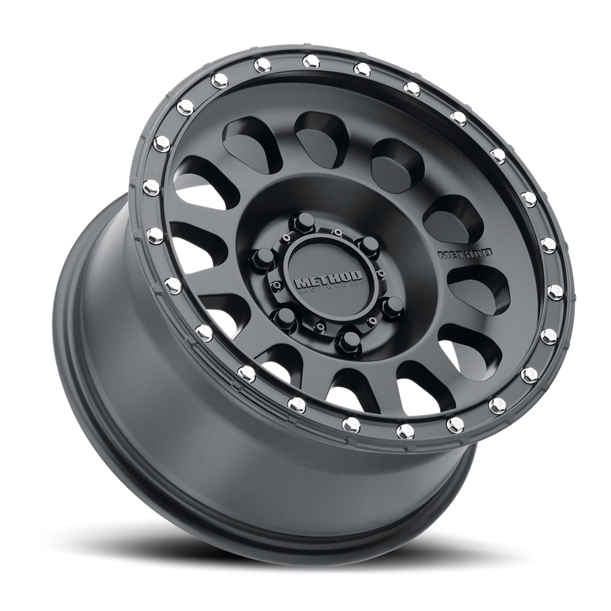 Aluminum Wheels 16x8 MR315 Bolt Pattern 6 On 139.7 Offset 0 Lip Size 1.65 Matte Black MB Method