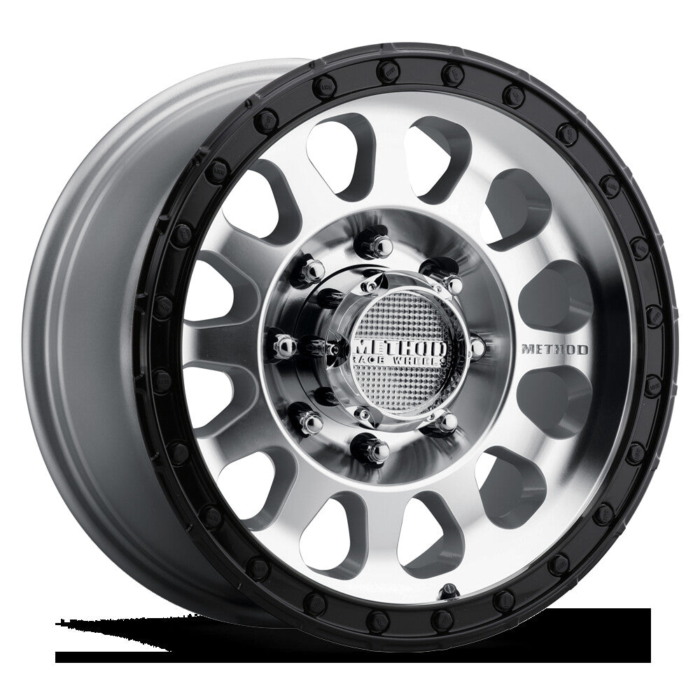 MR315, 17x9, -12mm Offset, Machined Gloss Black Lip, Method Race Wheels