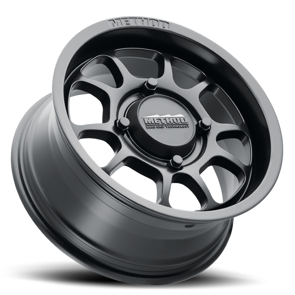 Aluminum Wheels 15x10 MR409 Bead Grip UTV Matte Black MB Method