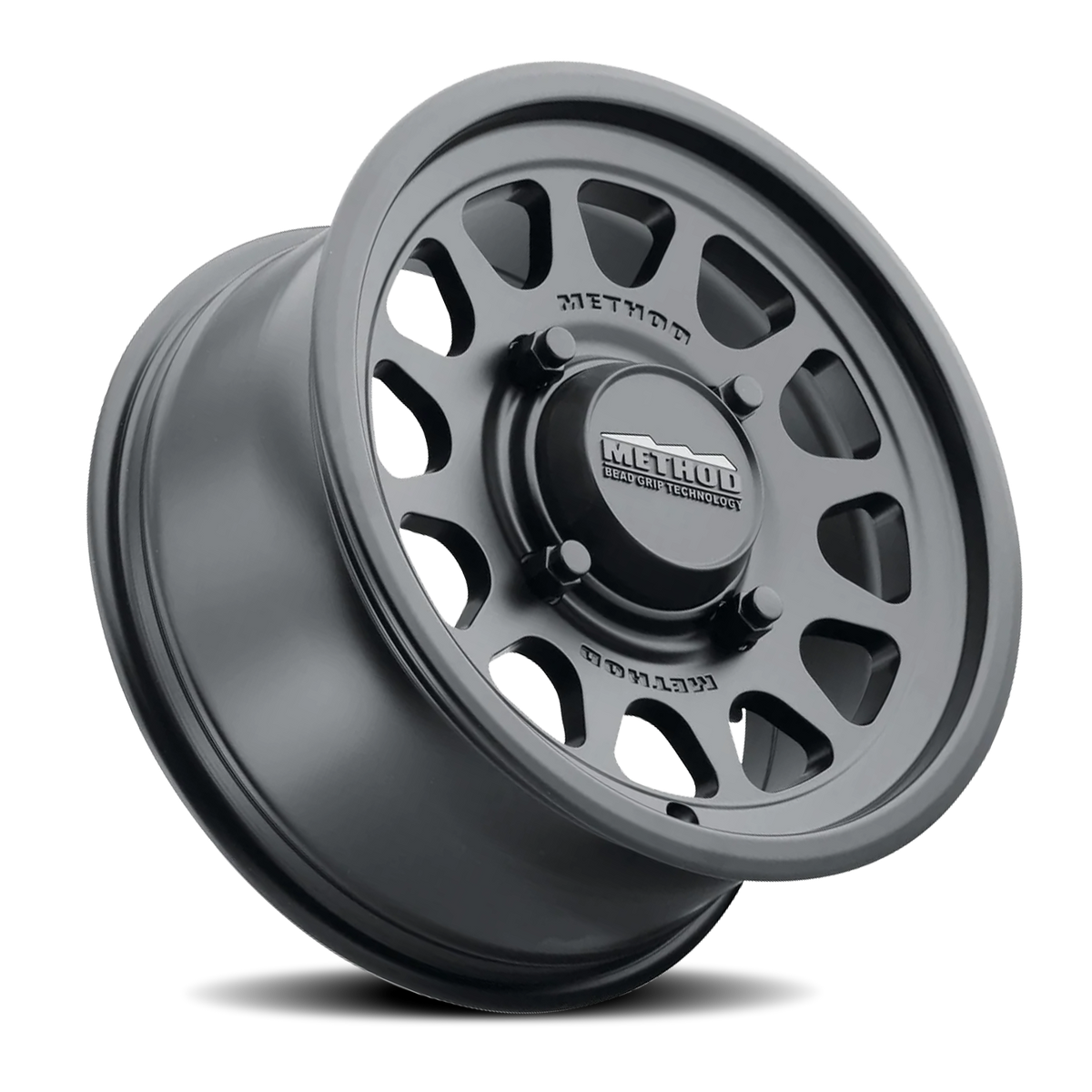 Aluminum Wheels 15x10 MR414 Bead Grip UTV Matte Black MB Method