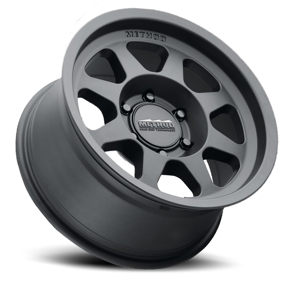 Aluminum Wheels 17x7.5 Bead Grip MR701 Matte Black MB Method
