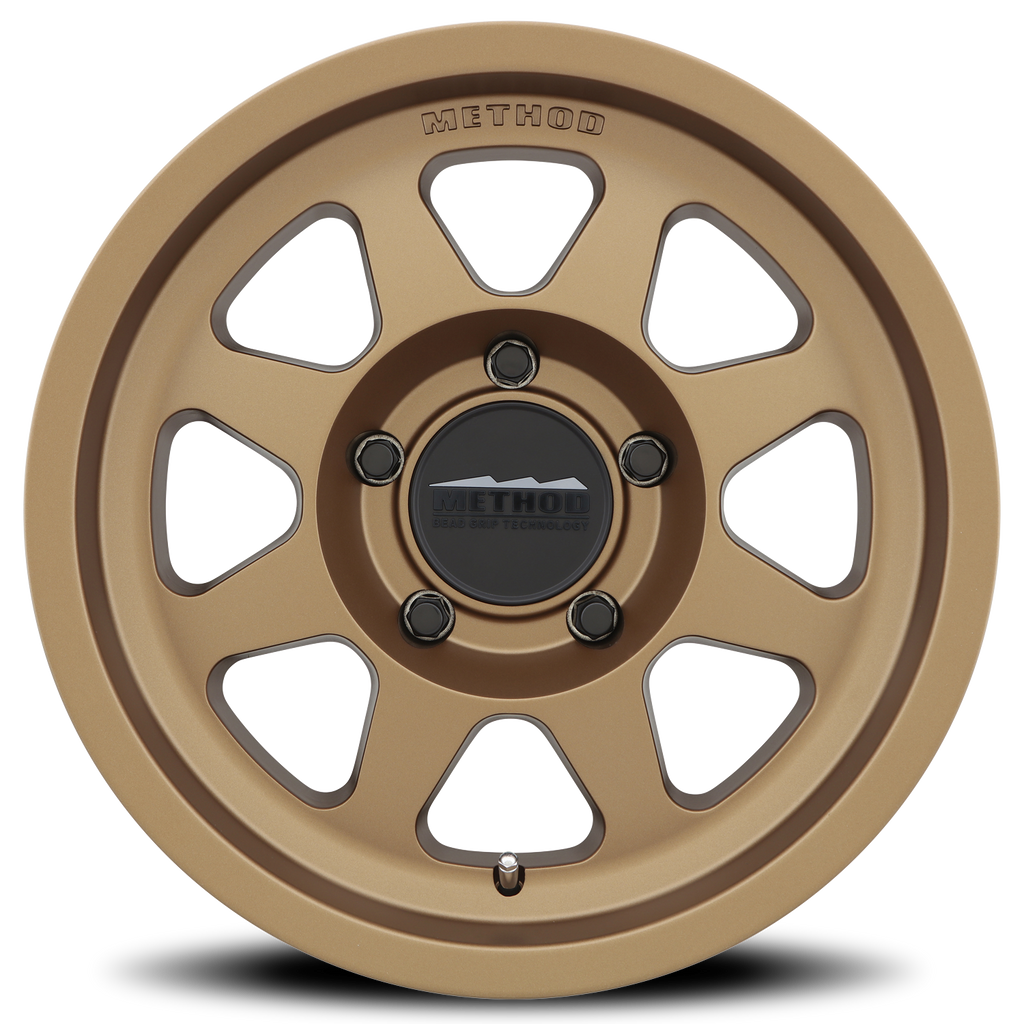 Aluminum Wheels 17x8.5 Bead Grip MR701 Method Bronze BRZ Method