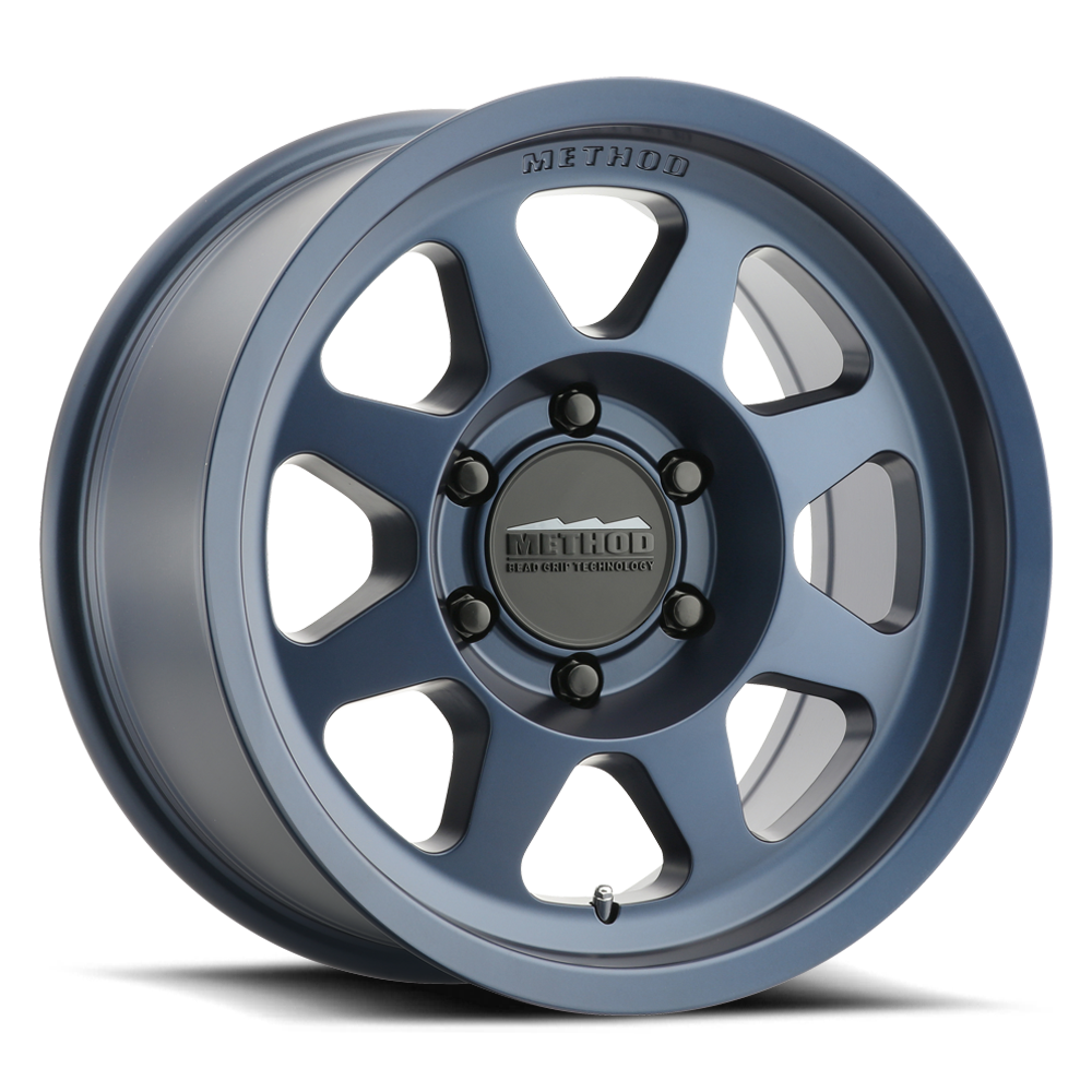 Aluminum Wheels 17x8.5 Bead Grip Bahia Blue BL Method