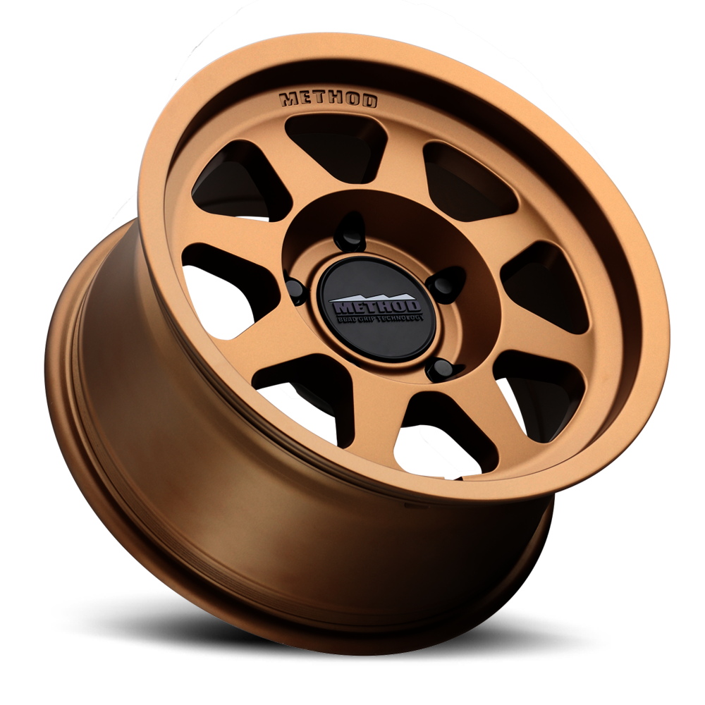 Aluminum Wheels 17x9 Bead Grip MR701 Method Bronze BRZ Method