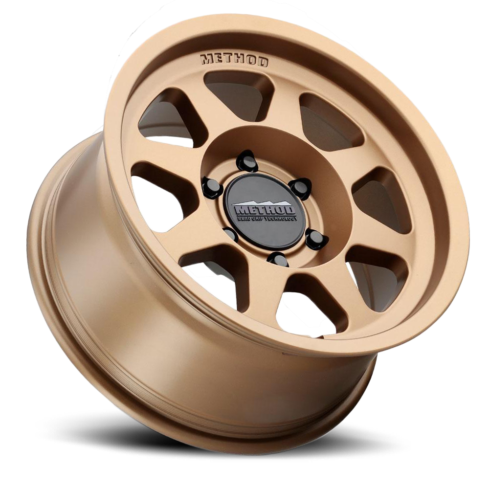 Aluminum Wheels 17x9 Bead Grip MR701 Method Bronze BRZ Method