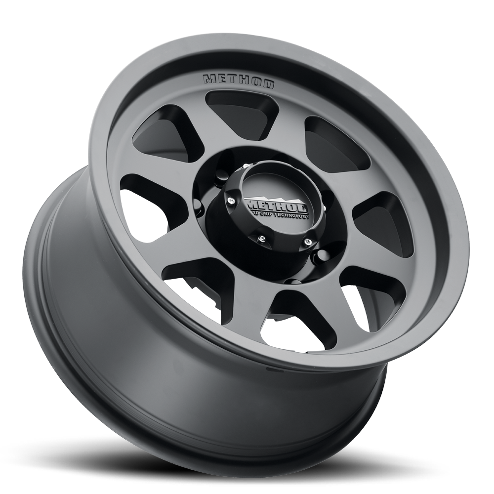 Aluminum Wheels 17x9 Bead Grip MR701 Matte Black MB Method