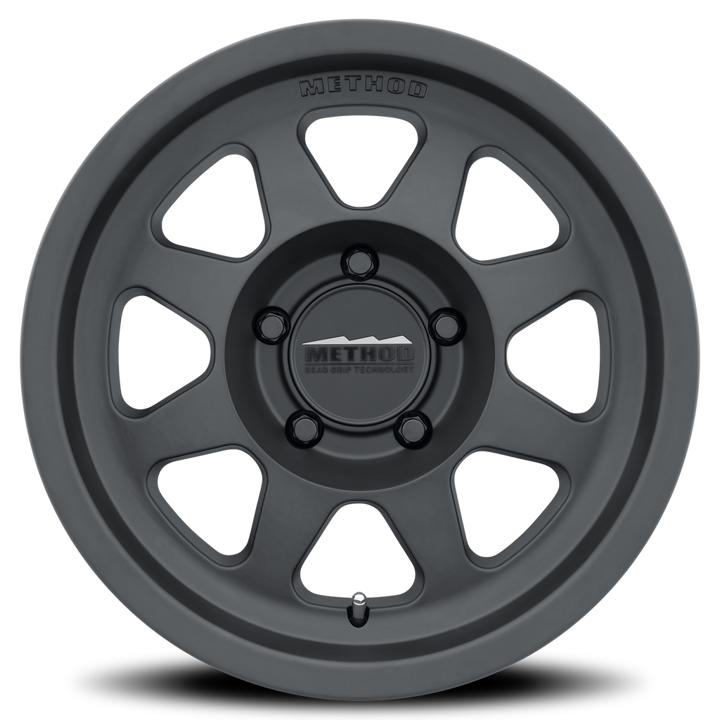 Aluminum Wheels 18x9 Bead Grip MR701 Matte Black MB Method