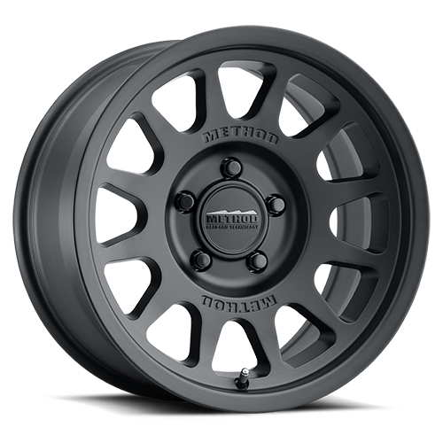 Aluminum Wheels 16x6 Bead Grip MR703 Bolt Pattern 5 On 130 Offset 68 Lip Size 0 Matte Black MB Method